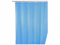 WENKO Duschvorhang »Anti-Schimmel«, BxH: 180 x 200 cm, Uni, hellblau