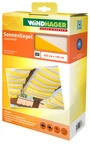 WINDHAGER Sonnenschutz, Sonnensegel, 420 x 140 cm, gelb
