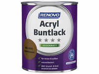 RENOVO Acryl-Buntlack, ockerbraun RAL 8001, seidenmatt, 0,75l