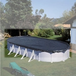 GRE Winterabdeckplane, Breite: 410 cm, Polyethylen (PE) - schwarz