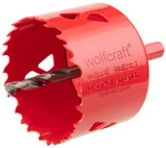 WOLFCRAFT Lochs&auml;ge, &Oslash;: 65 mm, Bimetall - rot