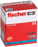 FISCHER Gipskartond&uuml;bel, 22 mm, Kunststoff - grau