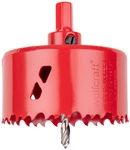 WOLFCRAFT Lochs&auml;ge, &Oslash;: 86 mm, Schnellarbeitsstahl/Bimetall - rot