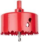 WOLFCRAFT Lochs&auml;ge, &Oslash;: 92 mm, Bimetall - rot