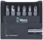 WERA Bitset, PH, PZ, Silber, 6 Bits, 25 mm lang, 1/4"-Sechskant Antrieb -