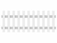 TraumGarten Zaunelement »Longlife Cara«, HxL: 70 x 180 cm, Kunststoff, weiß -