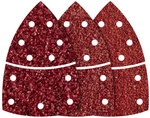 WOLFCRAFT Schleifblatt, K&ouml;rnung: k40/k80/k120, Korund, rot - rosa
