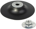 WOLFCRAFT Winkelschleifteller, &Oslash; 125 mm - schwarz