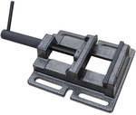 HOLZMANN-MASCHINEN Maschinenschraubstock &raquo;M120&laquo;, L&auml;nge: 110 cm, Stahl - grau