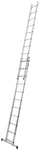 KRAUSE Schiebeleiter &raquo;CORDA&laquo;, 22 Sprossen, Aluminium - silberfarben