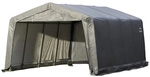 SHELTERLOGIC Foliengarage, B x H: 370 x 260 cm, grau