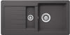 SCHOCK Küchenspüle, Cristalite Typos D-150S Croma, Granit | Komposit | Quarz, 86 x