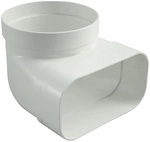 MARLEY Umlenkst&uuml;ck, Hart-PVC (PVC-U) - weiss