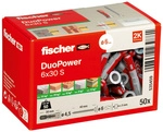 FISCHER D&uuml;bel &raquo;DUOPOWER&laquo;, 30 mm, Kunststoff - grau