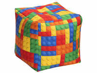 Sitting Point Sitzsack »Cube BRICKS«, bunt, BxHxT: 40 x 40 x 40 cm