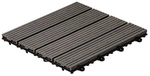 HOME DELUXE Holzfliesen &raquo;BAVARO&laquo;, 30 x 30 x 2,2 cm, 9 m&sup2; - grau