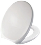PRESSALIT&reg; WC-Sitz &raquo;P1000&laquo;, BxL: 37,3 x 44,3 cm, oval, wei&szlig; - weiss
