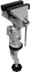 CONNEX Klemm-Schraubstock, Backenbreite: 50 mm, Spannweite: 0-50 mm - grau