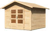 KARIBU Gartenhaus »Talkau 6«, Holz, BxHxT: 274 x 234 x 274 cm (Außenmaße) - beige
