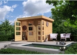 KARIBU Gartenhaus &raquo;Kerko 3&laquo;, Holz, BxHxT: 242 x 211 x 217 cm (Au&szlig;enma&szlig;e...