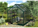 VITAVIA Gew&auml;chshaus &raquo;Apollo&laquo;, 3,8 m&sup2;, Kunststoff/Aluminium, winterfest - gruen