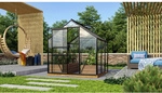 VITAVIA Gew&auml;chshaus &raquo;Venus 3800&laquo;, 3,8 m&sup2;, Aluminium, winterfest - grau