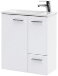 SCHILDMEYER Waschplatz &raquo;Matteo&laquo;, B x T x H: 50 x 25 x 60 cm, wei&szlig; - weiss