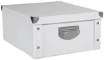 ZELLER Aufbewahrungsbox, BxHxL: 33 x 17 x 40 cm, Papier - weiss