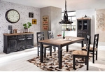 SIT Sideboard &raquo;CORSICA&laquo;, schwarz/honig, mangoholz/Mitteldichte Faserplatte (MDF)
