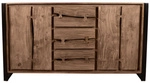 SIT Sideboard &raquo;NATURAL EDGE&laquo;, natur/schwarz, akazienholz/metall - beige