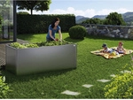 BIOHORT Hochbeet, BxHxL: 201 x 77 x 102 cm, Stahlblech - grau