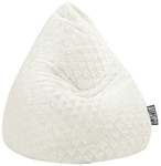 Sitting Point Sitzsack &raquo;BeanBag FLUFFY HEARTS XL&laquo;, wei&szlig;, BxH: 70 x 110 cm - weiss