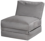 Sitting Point Sitzsack &raquo;Twist OUTSIDE&laquo;, grau, BxHxT: 70 x 60 x 180 cm