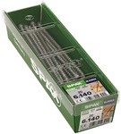 SPAX Holzbauschraube, 6 mm, Stahl, 20 Stk., IN.FORCE 6X140 M - silberfarben