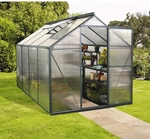 VITAVIA Gew&auml;chshaus &raquo;Eos&laquo;, 6 m&sup2;, Kunststoff/Aluminium, winterfest - gruen