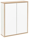 FACKELMANN Spiegelschrank &raquo;FINN&laquo;, weiss, 2 T&uuml;ren, BxHxT: 60 x 75 x 20,3 cm - grau