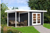 WEKA Gartenhaus "Designhaus 126 Gr.3 ", BxT: 356 x 375 cm (Aufstellmaße), Flachdach