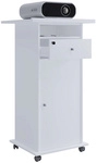 VCM Beamer-Stand &raquo;Neta&laquo;, BxH: 60 x 108 cm, Holzwerkstoff - weiss
