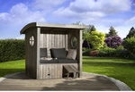 WEKA Gartenhaus &raquo;Merano&laquo;, Holz, BxHxT: 198 x 181 x 93 cm (Au&szlig;enma&szlig;e inkl.