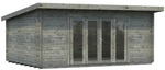PALMAKO Blockbohlenhaus &raquo;Lea&laquo;, Holz, BxHxT: 578 x 249 x 380 cm (Au&szlig;enma&szlig;e inkl.