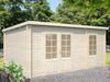 PALMAKO Gartenhaus »Ella«, Holz, BxHxT: 450 x 214 x 300 cm (Außenmaße) -...