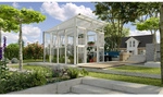 VITAVIA Gew&auml;chshaus &raquo;Aura&laquo;, 7,8 m&sup2;, Kunststoff/Aluminium/ESG Glas, winterfest -