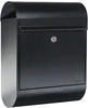 ME-FA Briefkasten »866 Ruby«, BxHxT: 35,4 x 45 x 16 cm, Stahl - schwarz