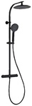 SCH&Uuml;TTE &Uuml;berkopfbrause-Set, &Oslash; Kopfbrause 24 cm, schwarz