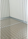 BIOHORT Bodenplatte &raquo;Avantgarde&laquo;, BxT: 243,5 x 163,5 cm - silberfarben