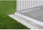 BIOHORT Bodenrahmen &raquo;Avantgarde&laquo;, B x L: 150 x 150 cm - silberfarben