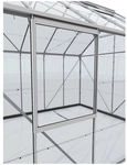 VITAVIA Seitenfenster f&uuml;r Gew&auml;chsh&auml;user &raquo;V&laquo;, BxT: 59,5 x 79,2 cm - silberfarben