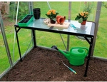 VITAVIA Pflanztisch, BxL: 121 x 121 cm, Aluminium - schwarz