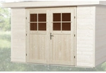 WEKA T&uuml;r f&uuml;r Gartenh&auml;user, Holz - beige