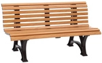 BLOME Bank &raquo;Helgoland&laquo;, 3er, 150 cm - braun